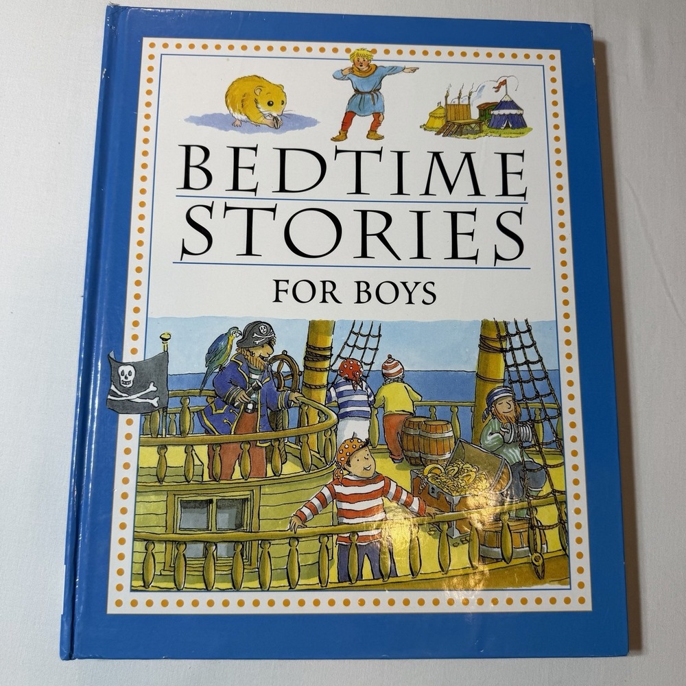 Bedtime Stories for Boys Parragon Publishing Hardcover 2002 Dragons Pirates
